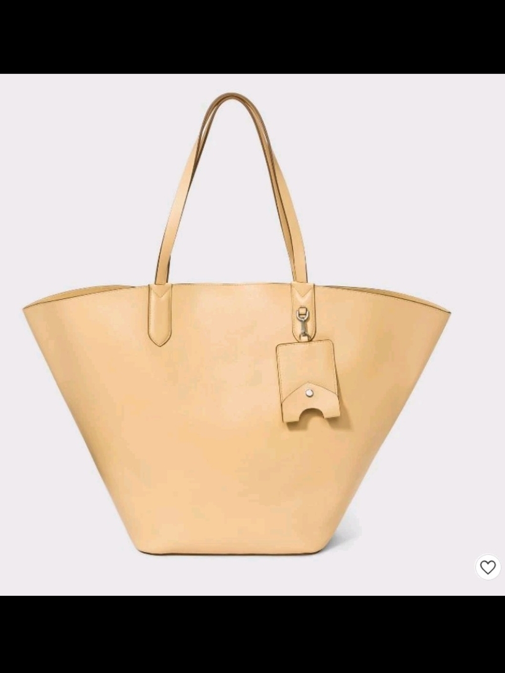 A New Day Oversized Fan Tote Handbag**Wheat